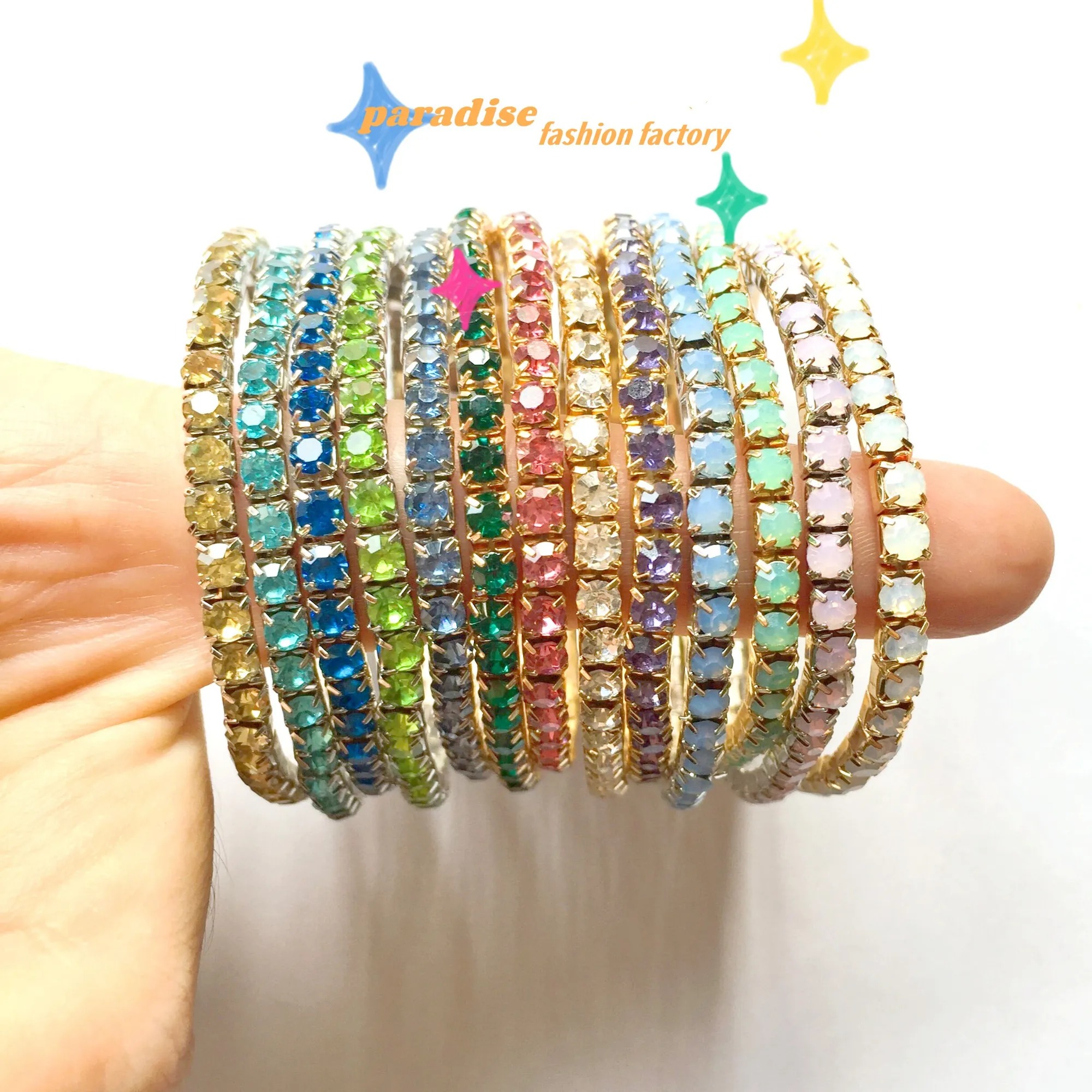 35mm Rhinestone Stretch Bracelet: A Must-Have Wholesale Accessory