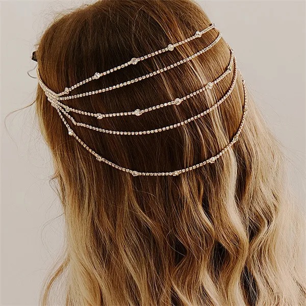 Exquisite Layered Assemblage bridal hair accessory
