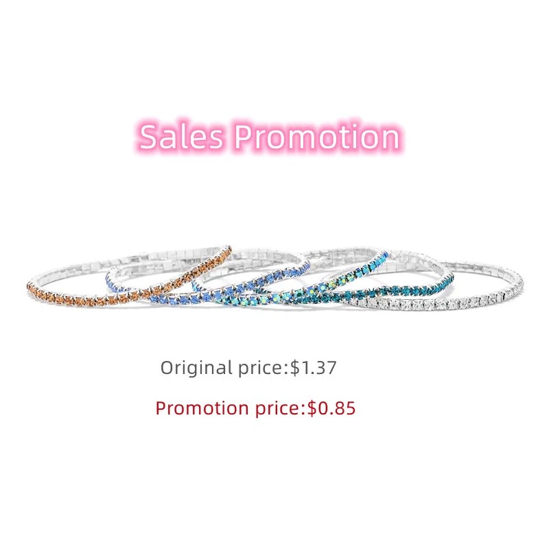 Rhinestone Bracelets Wholesale Accessory: it's time for a promotion!