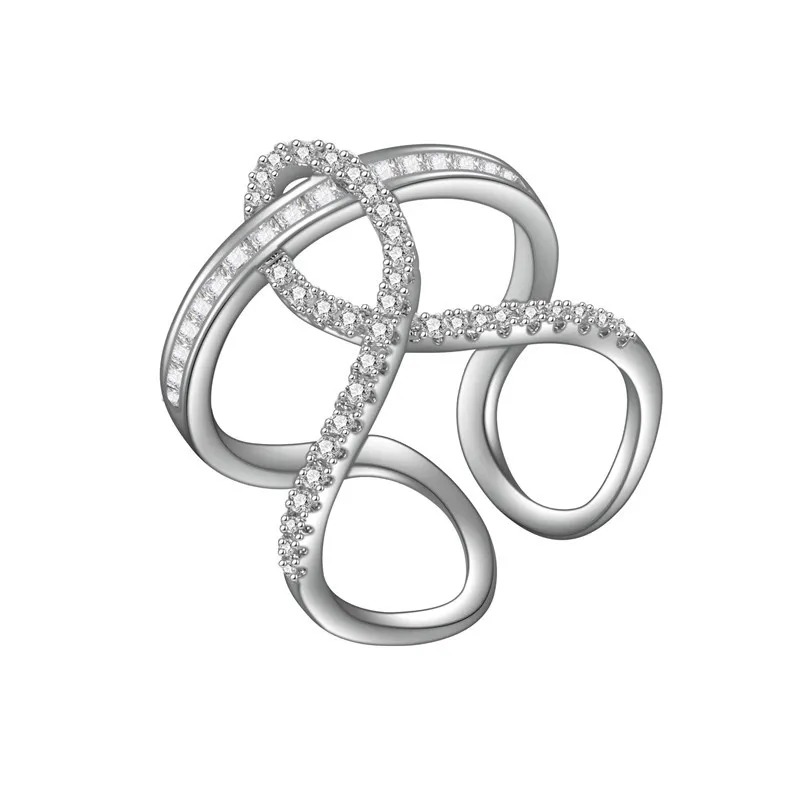 White Gold Cubic Zirconia Wedding Ring