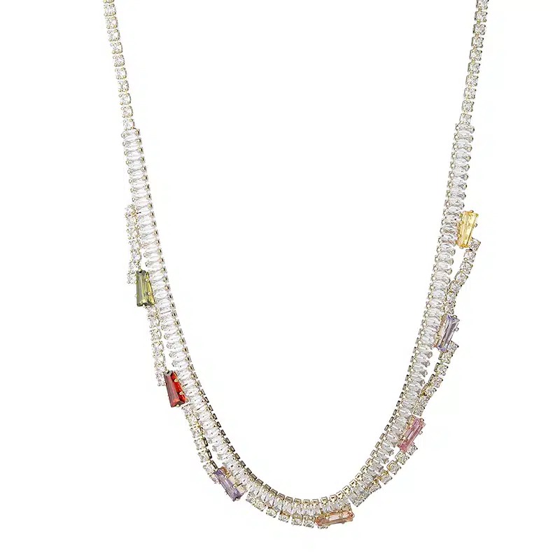 Cubic Zirconia Necklaces LN0336
