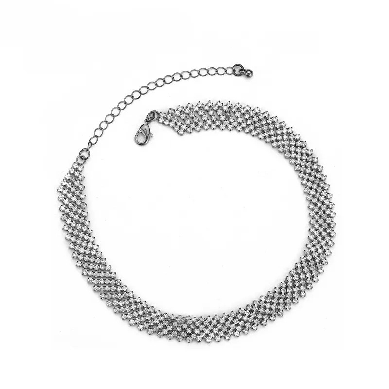 Rhinestone Choker CH0009