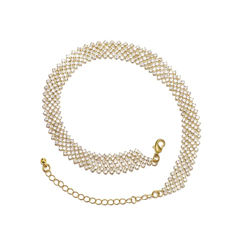 Rhinestone Choker CH0009B