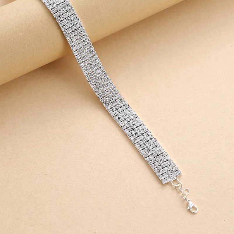 Rhinestone Choker CH0019