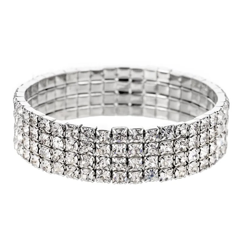 Rhinestone Stretch Bracelet 3820000026E