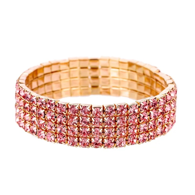 Rhinestone Stretch Bracelet 3820000026M
