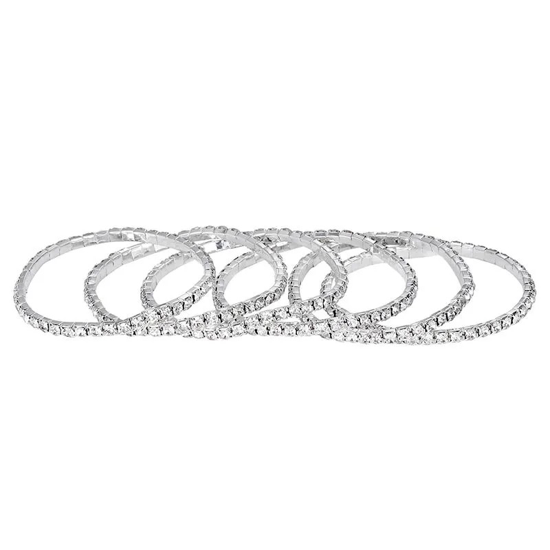 Rhinestone Stretch Bracelet 7030000067