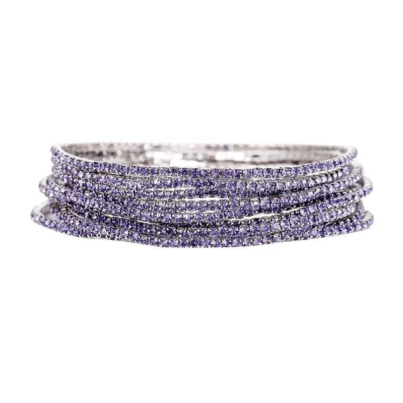 Rhinestone Stretch Bracelet 7030003E