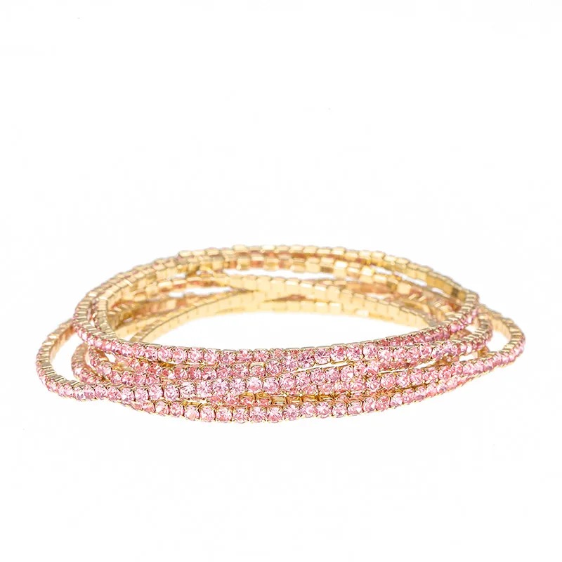 Rhinestone Stretch Bracelet LB0276F