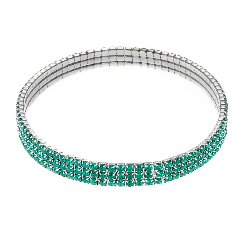 Rhinestone Stretch Bracelet LB0285G