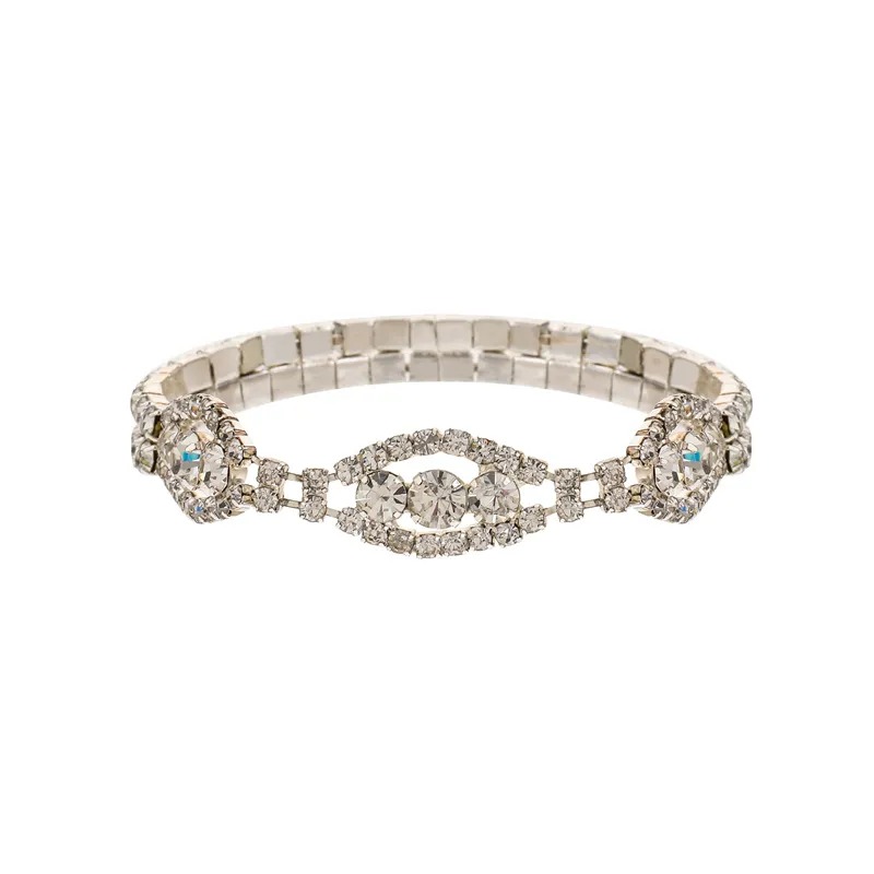 Rhinestone Stretch Bracelet LB0340